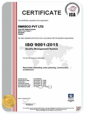 RMRSCO (PVT) LTD ISO CERTIFACTIONS